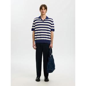 Selected Torino Relaxed Knit Polo Shirt